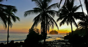 Sonnenaufgang Nuqui an der Pazifikküste Kolumbiens