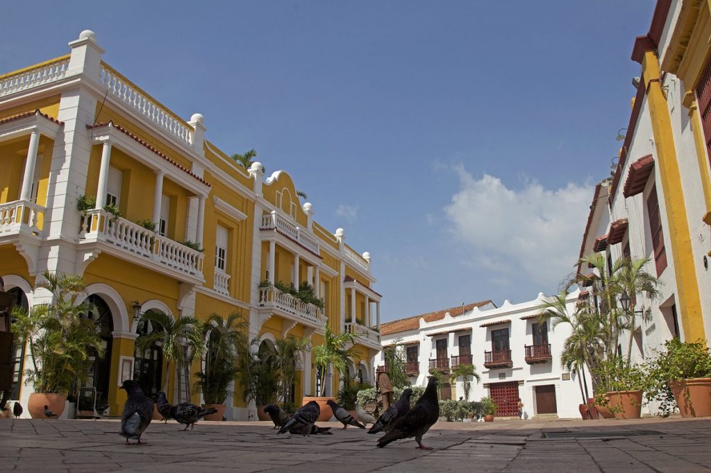 Koloniale Architektur in Cartagena, Kolumbien